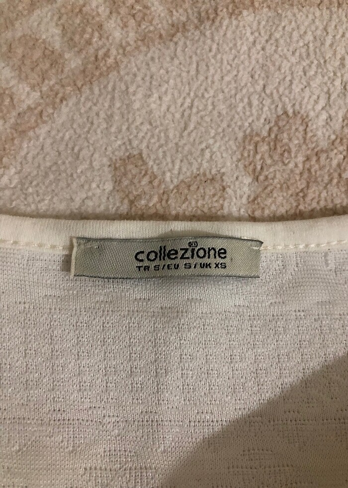 Beyaz ceket hırka - Görsel 3