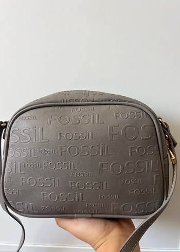 Beden Gri Deri Fossil Kadın Omuz Çantası