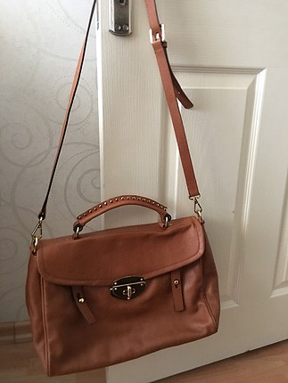 Orjinal Massimo dutti deri çanta 26-34 cm