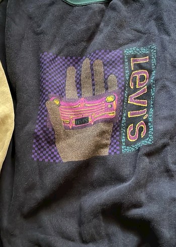 Levis Levi's vintage retro Renkli Baskılı Sweatshirt