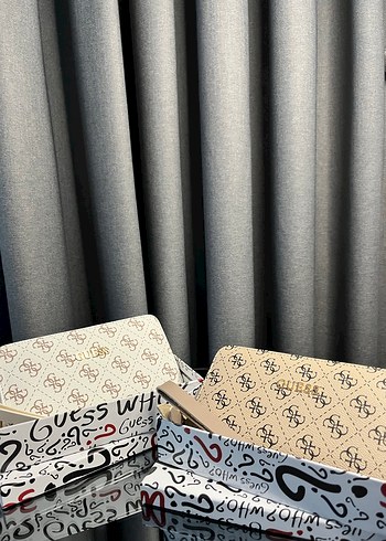 Guess GUESS Gri Baskılı Fermuarlı Kadın Cüzdanı