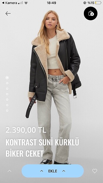 Stradivarius Stradivarius biker ceket
