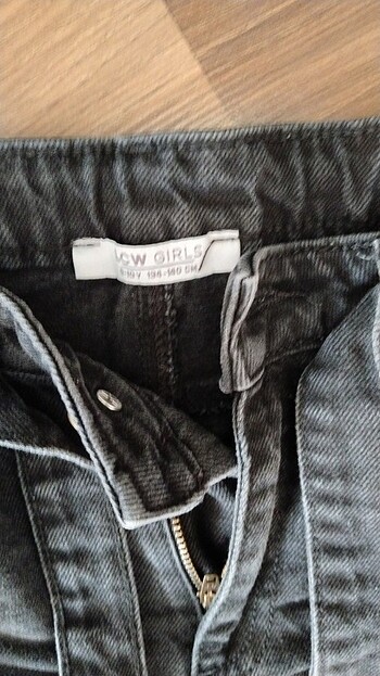9 Yaş Beden gri Renk Kiz çocuk pantalon