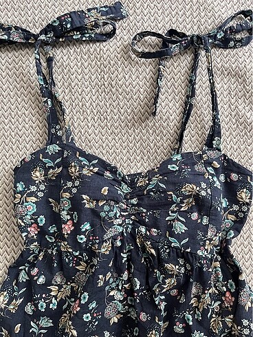 American Vintage vintage cicekli yazlık üst
