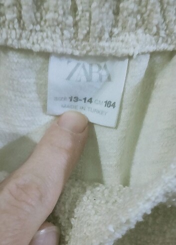 13-14 Yaş Beden beyaz Renk #zara kız çocuk pantolon 