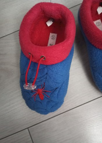 Mavi Erkek Çocuk Sıcak Terlik Velcro - Görsel 7