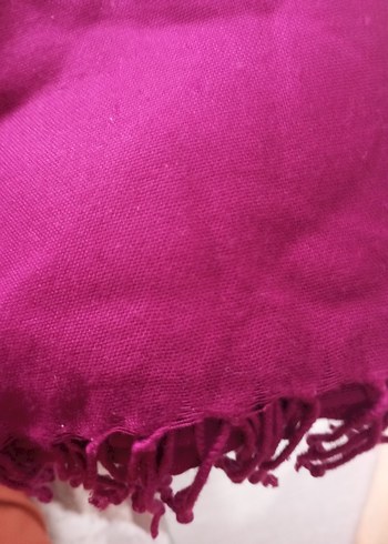 Pembe Kadın İpek Dokulu Şal - Görsel 6