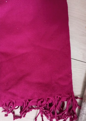 Pembe Kadın İpek Dokulu Şal - Görsel 4