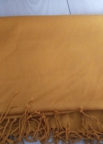 hardal sarısı Kadın Şal - Görsel 9