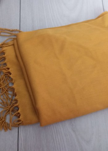 hardal sarısı Kadın Şal - Görsel 3