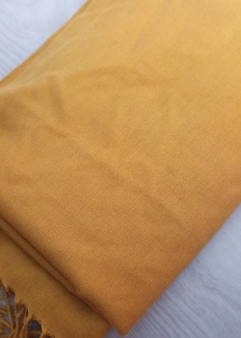 hardal sarısı Kadın Şal - Görsel 4