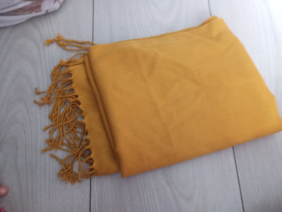 hardal sarısı Kadın Şal - Görsel 3