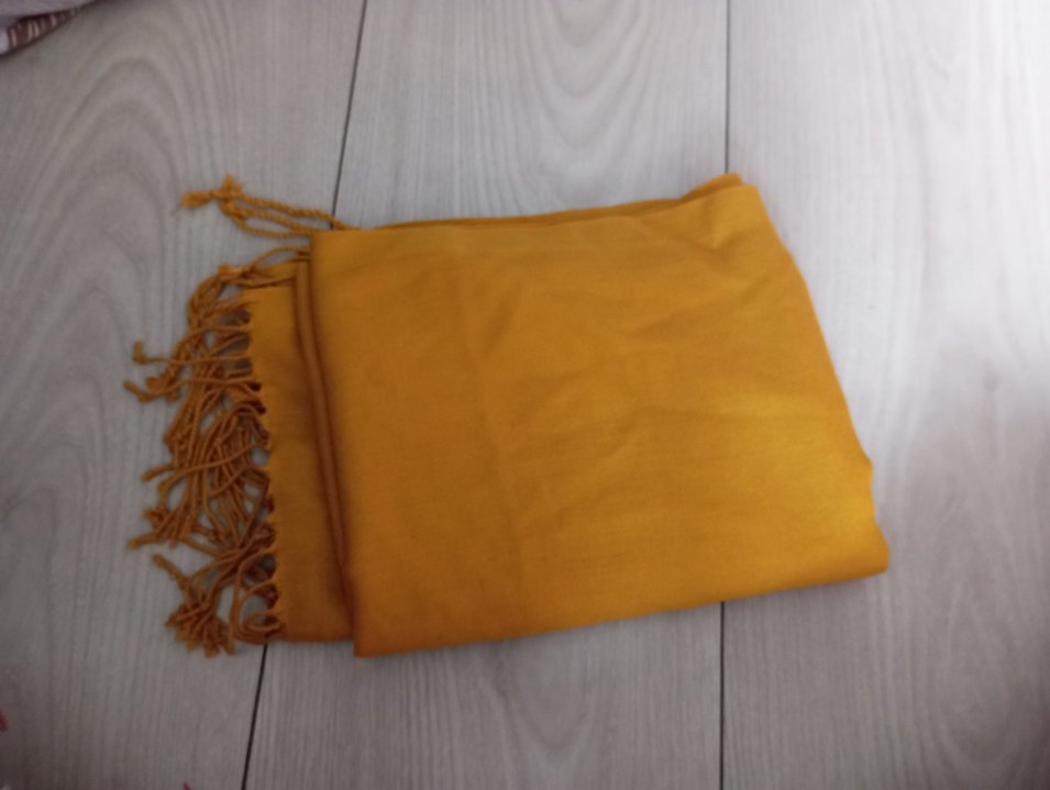 hardal sarısı Kadın Şal - Görsel 2