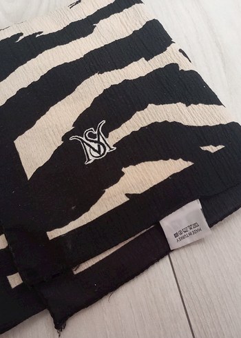 Zebra Desenli eşarp fular - Görsel 5