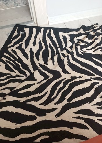 Zebra Desenli eşarp fular - Görsel 9