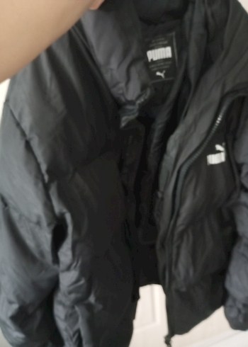 Kadın Siyah Puflu Midi Kışlık Mont - Görsel 10