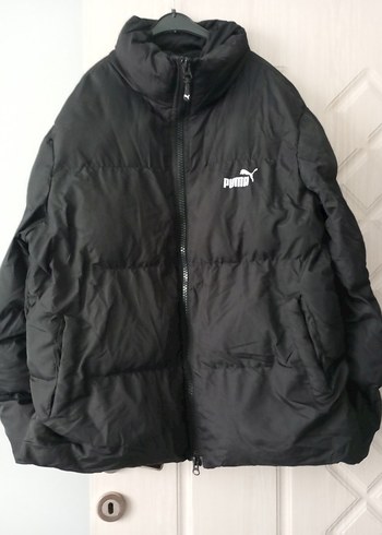 Kadın Siyah Puflu Midi Kışlık Mont - Görsel 8