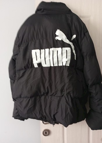 Kadın Siyah Puflu Midi Kışlık Mont - Görsel 14