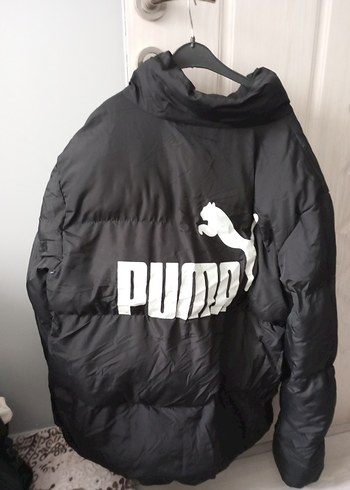 Kadın Siyah Puflu Midi Kışlık Mont - Görsel 6