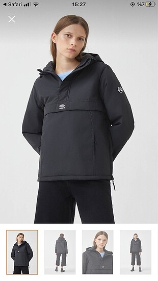 PULL BEAR SİYAH MONT