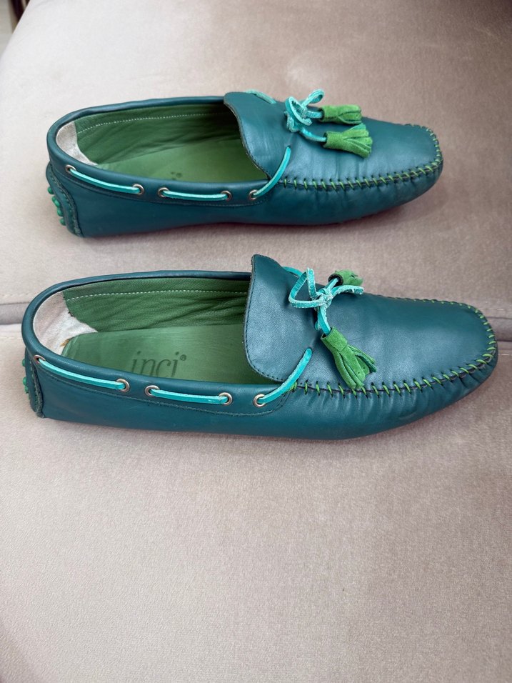 İnci Deri Püsküllü Erkek Loafer - Görsel 5