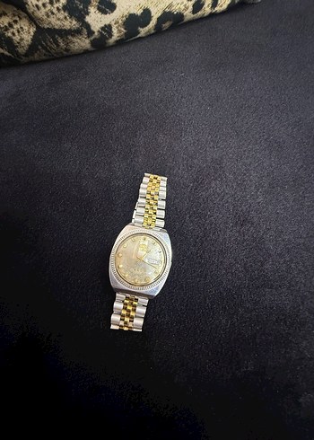 Orijinal orient Vintage Parlak Altın Erkek Kol Saati - Görsel 4