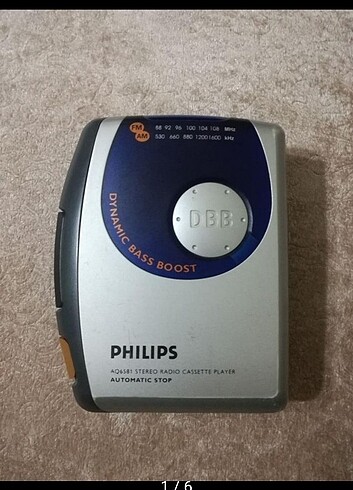 Philips AQ6581 Kasetçalarlı Radyo Walkman 