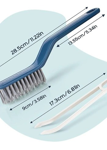 Beden Diger 2'si 1 Arada Zor Kir Fırçası ve Cımbız