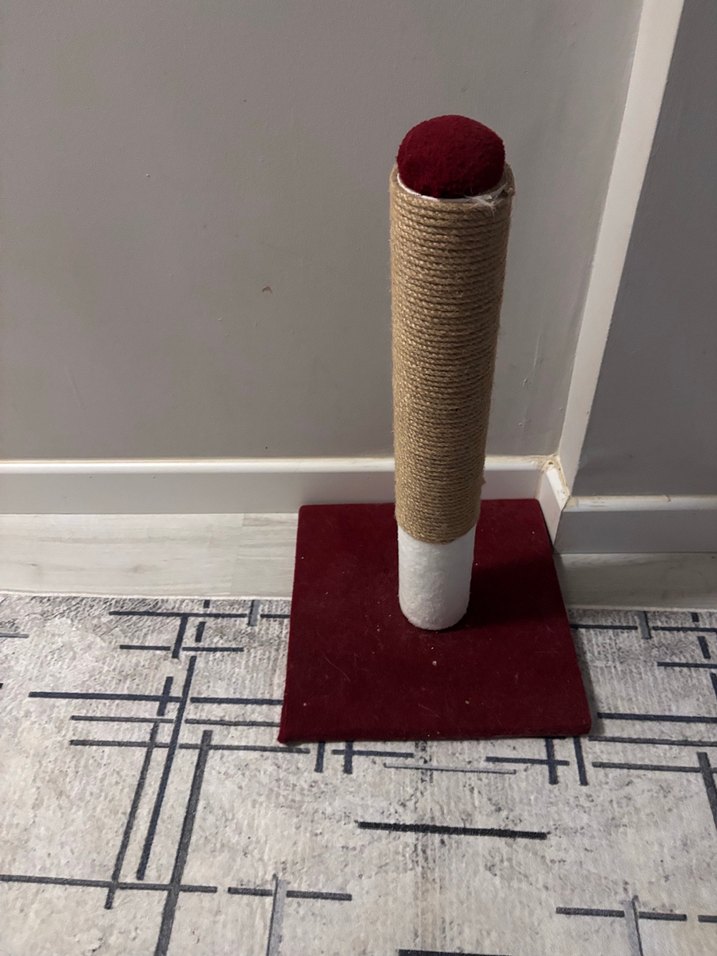 Bordo Kedi Tırmalama Direği - Görsel 3