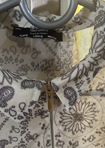 Bohem Desenli Bej Gömlek - Görsel 2