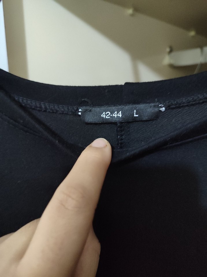 Uzun Siyah Gotik Salaş Elbise - Görsel 4