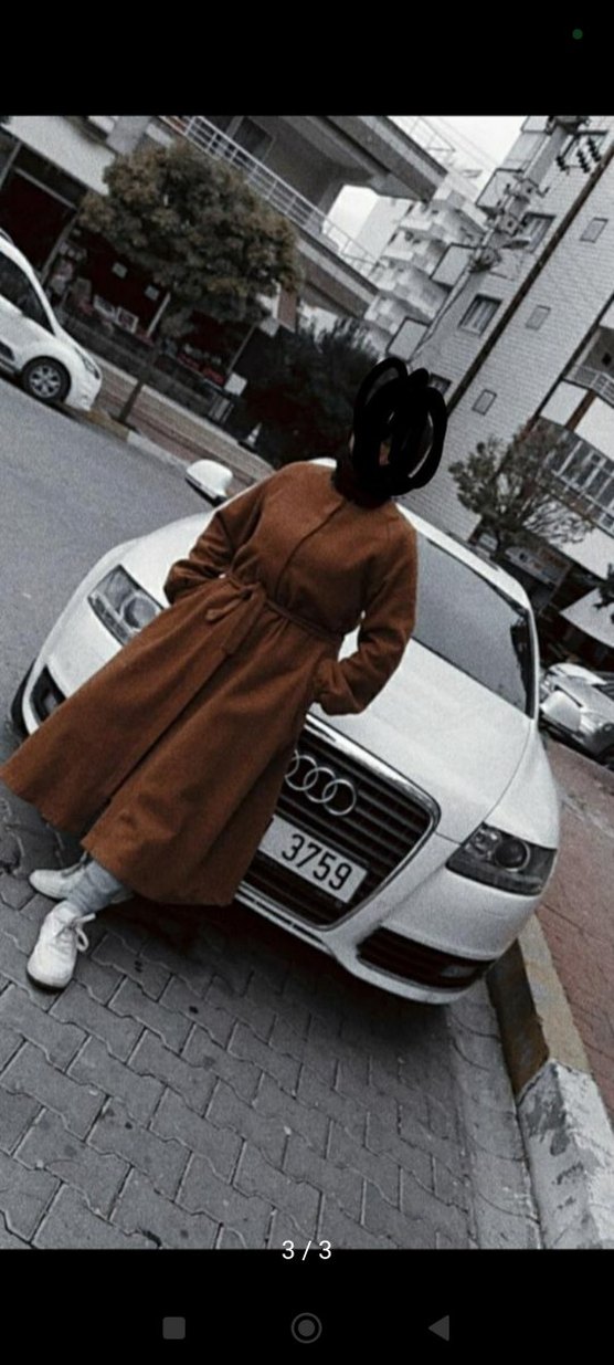 Kadın Kahverengi Uzun Salaş Trençkot - Görsel 3