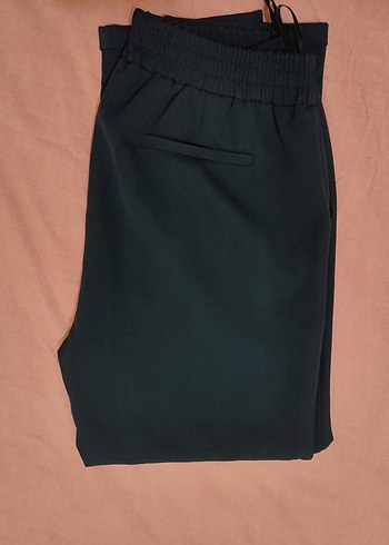 Kadın Elastik Bel Kumaş Pantolon - Görsel 4