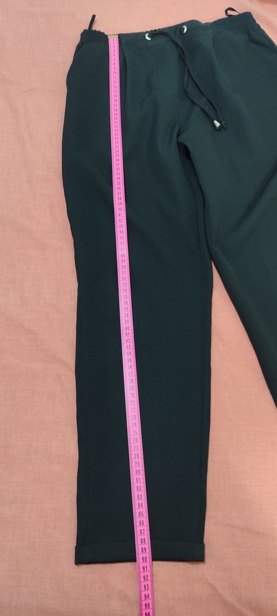 Kadın Elastik Bel Kumaş Pantolon - Görsel 2