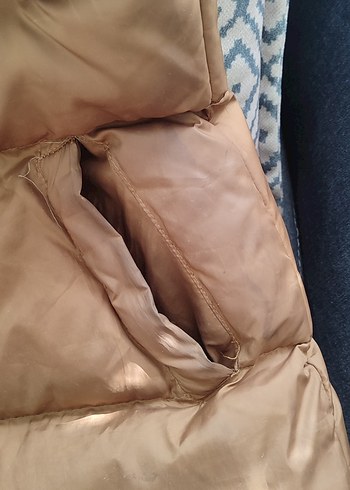 Düğmeli Kahverengi Kadın yelek - Görsel 5