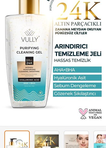 Vully AHA+BHA Arındırıcı Temizleme Jeli - Görsel 4