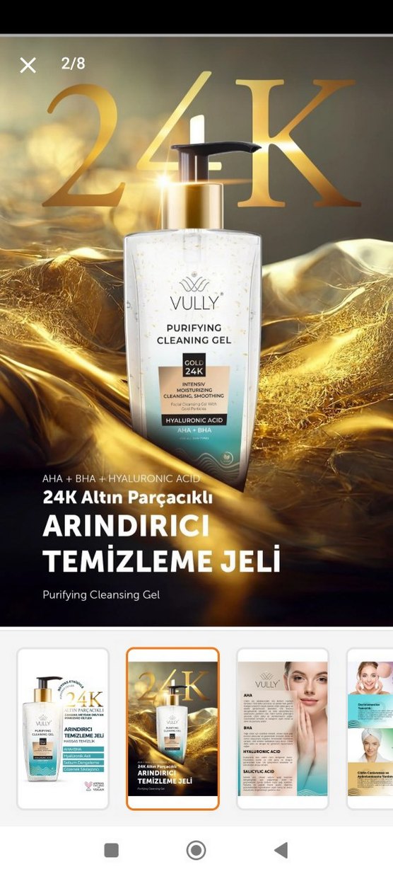 Vully AHA+BHA Arındırıcı Temizleme Jeli - Görsel 5