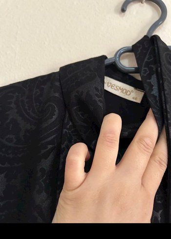 Uzun Siyah Gotik Kadın Elbise - Görsel 6