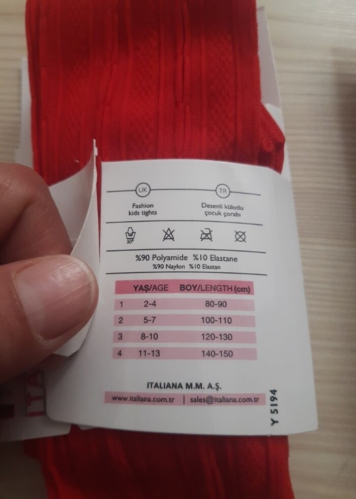 İtaliana Külotlu çorap - Görsel 3