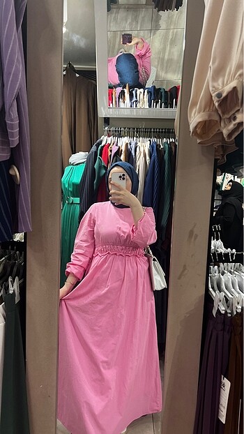 LC Waikiki Pembe elbise