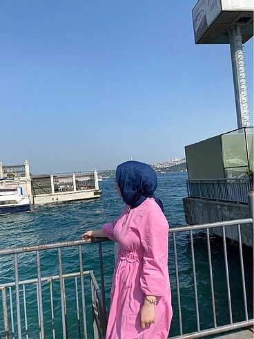 m Beden pembe Renk Pembe elbise