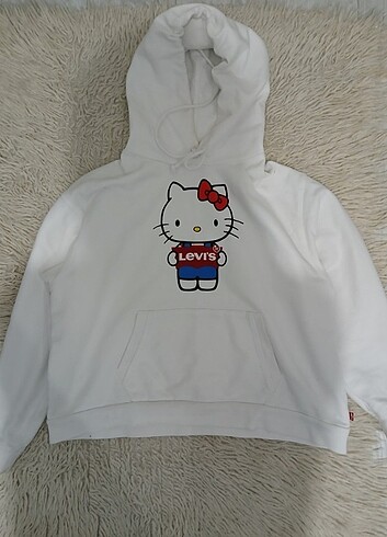 m Beden beyaz Renk Levis sweatshirt