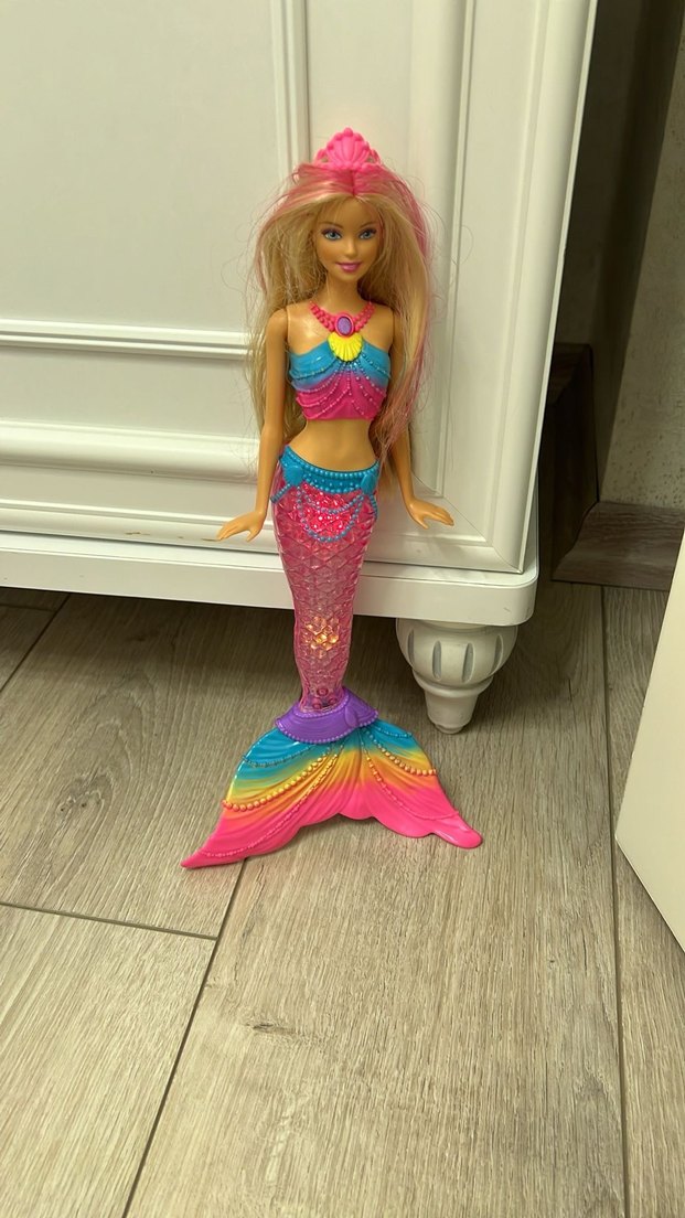 Renkli Barbie Deniz Kızı Bebek - Görsel 2