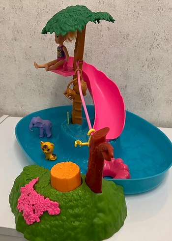 Barbie Chelsea Renkli Su Oyuncak Seti Kaydıraklı - Görsel 4