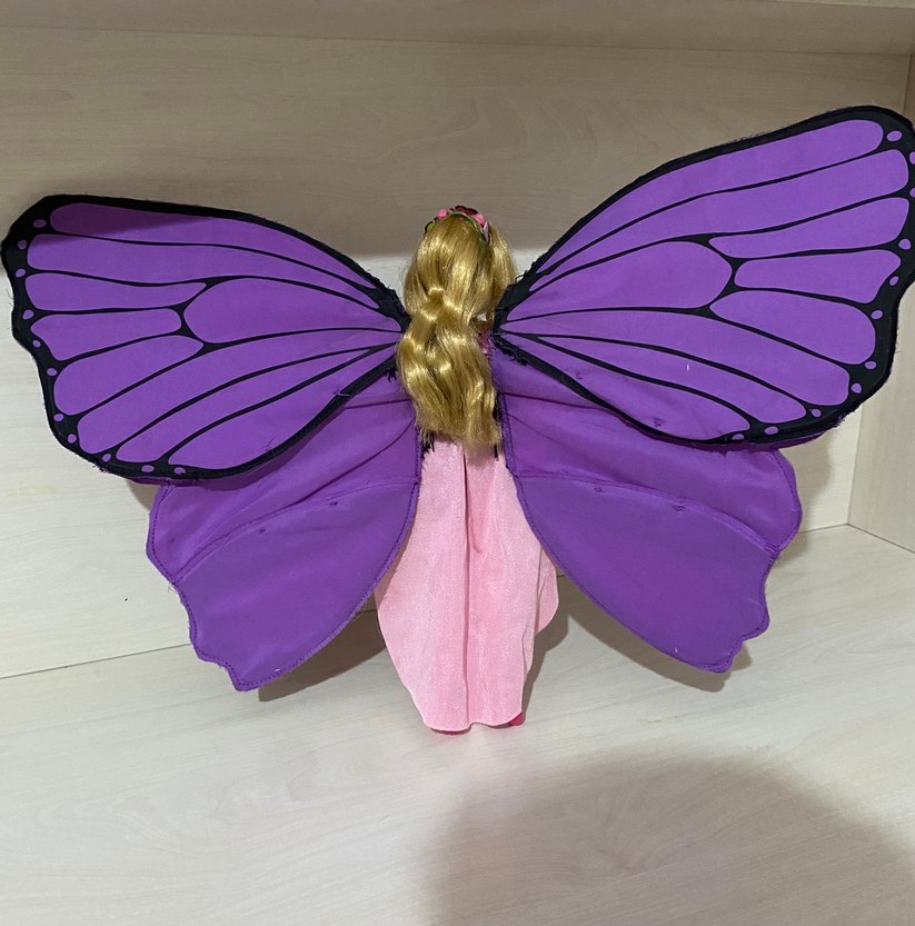 Barbie Pembe Mariposa Bebek - Görsel 4