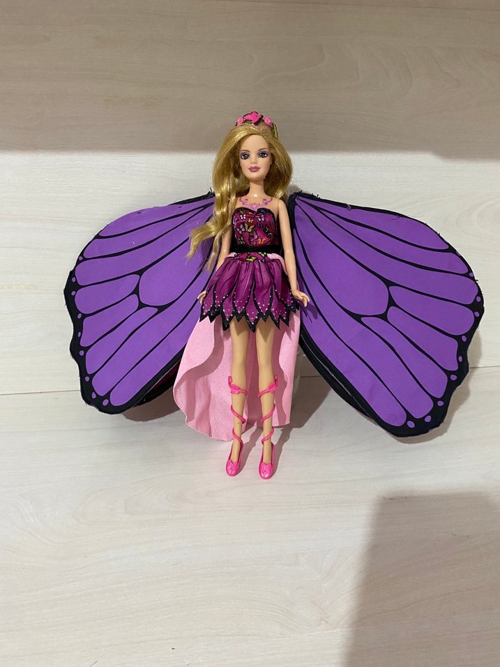 Barbie Pembe Mariposa Bebek - Görsel 3