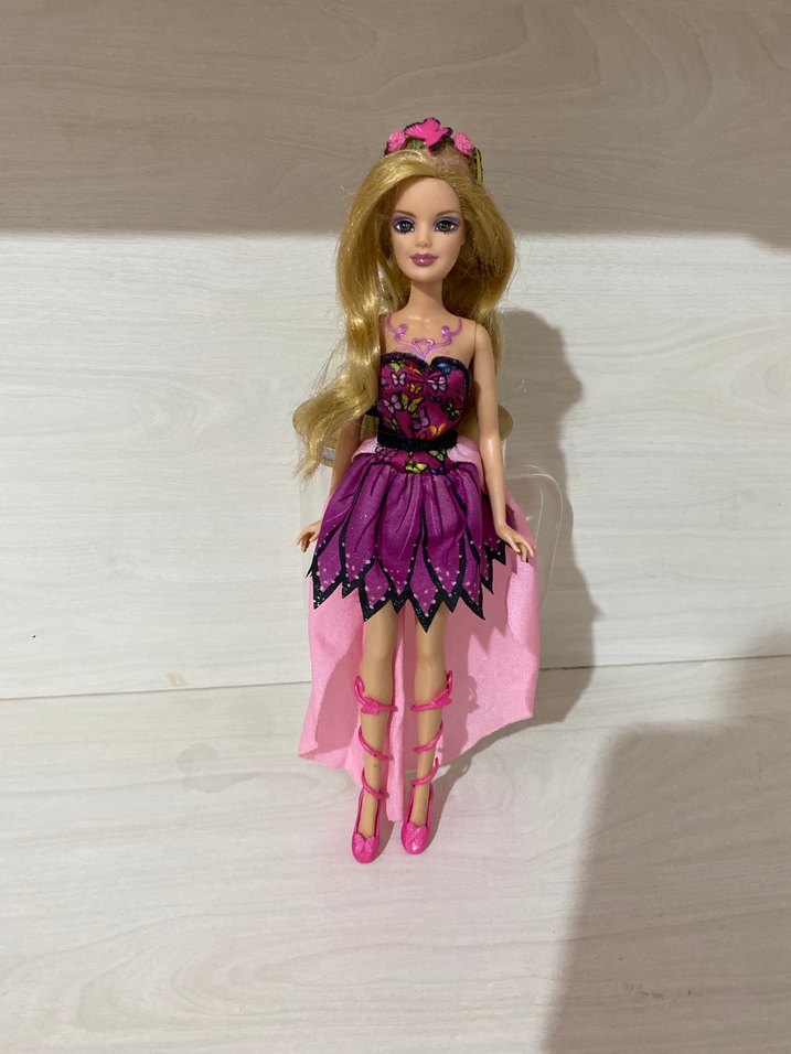 Barbie Pembe Mariposa Bebek - Görsel 5