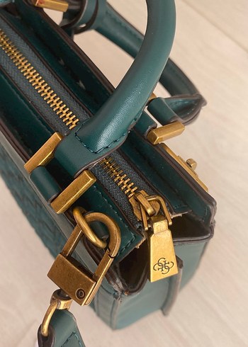 GUESS Yeşil Deri Kadın Çanta - Görsel 7