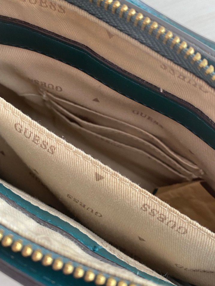 GUESS Yeşil Deri Kadın Çanta - Görsel 4