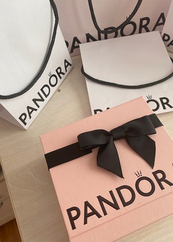 Pandora Pembe Hediye Kutusu ve Poşeti - Görsel 3